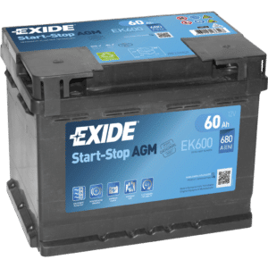 Exide Agm AGM Battery. EK800. 80Ah - 800A(EN) 12V. Box L4 (315x175x190mm) -  VT BATTERIES