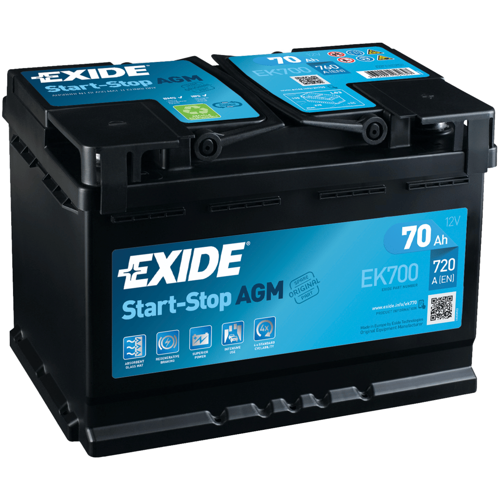 Batería Exide Start AGM EN750 12V 74Ah