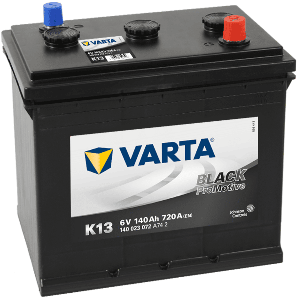 Batterie Varta Promotive Heavy Duty 6V K13. 140Ah - 720A(EN) 6V.  (260x175x236mm) - VT BATTERIES