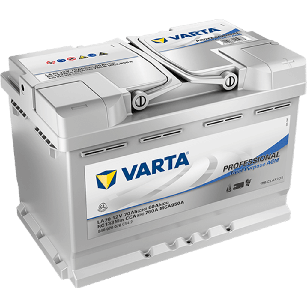 Varta Dual Purpose Agm AGM Battery. LA70. 65Ah - 760A(EN) 12V