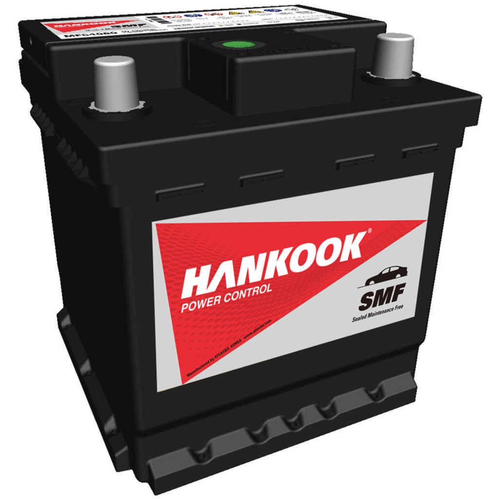 Batterie Hankook MF54080-HK. 40Ah - 340A(EN) 12V. Boîte L0 (174x174x190mm)  - VT BATTERIES