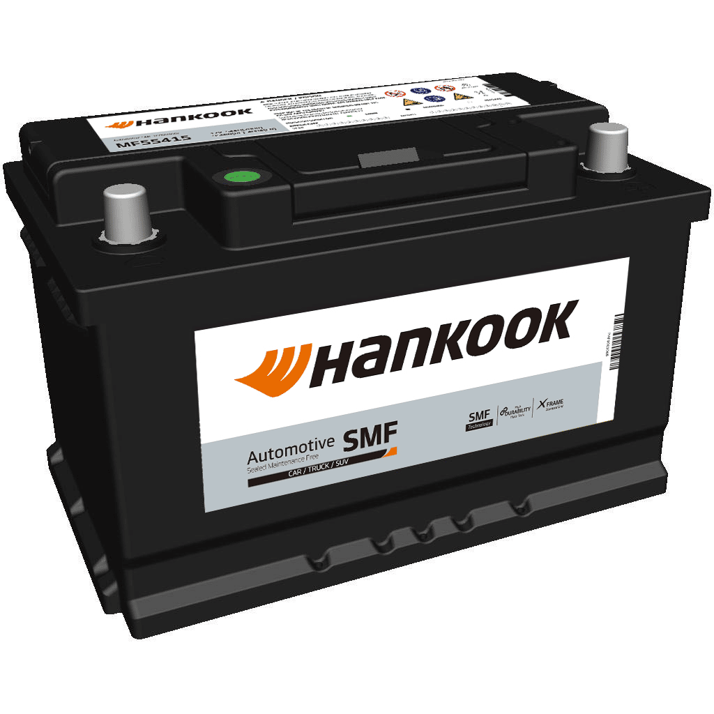 Batterie Hankook MF55415-HK. 54Ah - 480A(EN) 12V. Boîte LB3