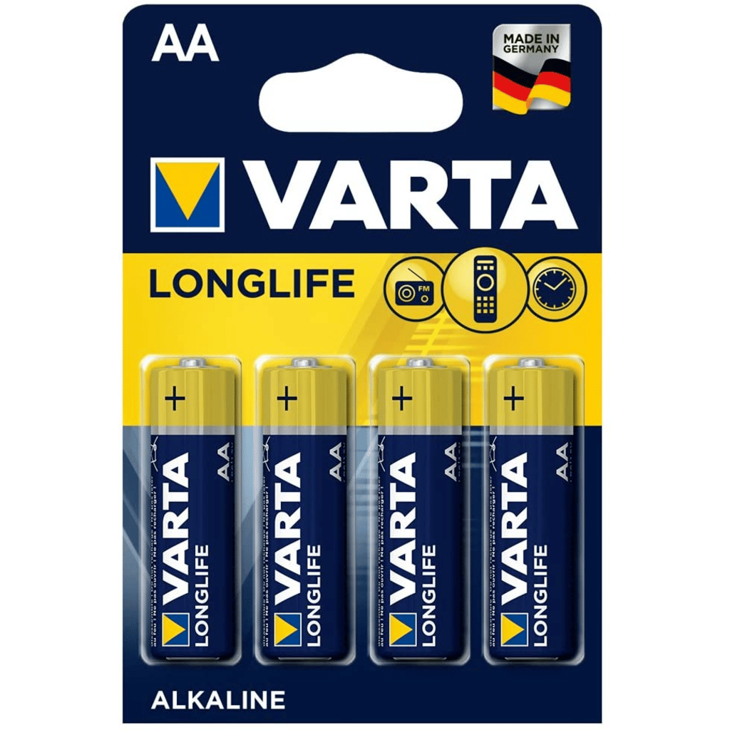 Varta Aa Battery - 4 pcs. 1,5 Volt - VT BATTERIES