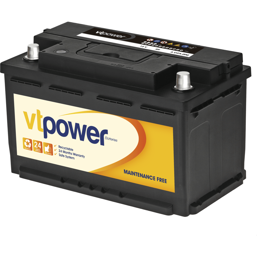 Batería VTpower 80Ah AGM compacta sin mantenimiento