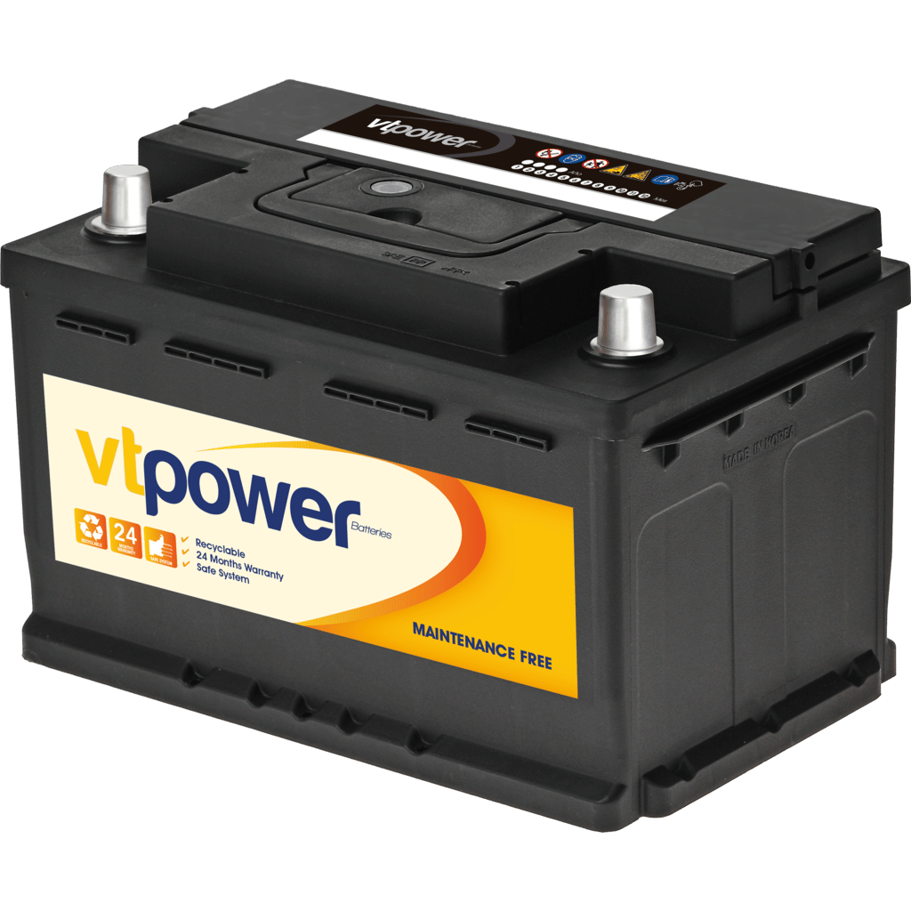 Vtpower VTLB374660D Battery. 74Ah - 660A(EN) 12V. LB3 case (277x174x176mm)  - VT BATTERIES