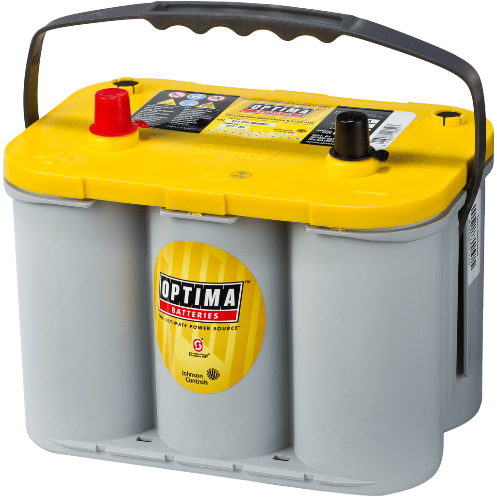 Optima Yellowtop AGM Battery. YTS-4.2. 55Ah - 765A(EN) 12V. (254x172x173mm)  - VT BATTERIES