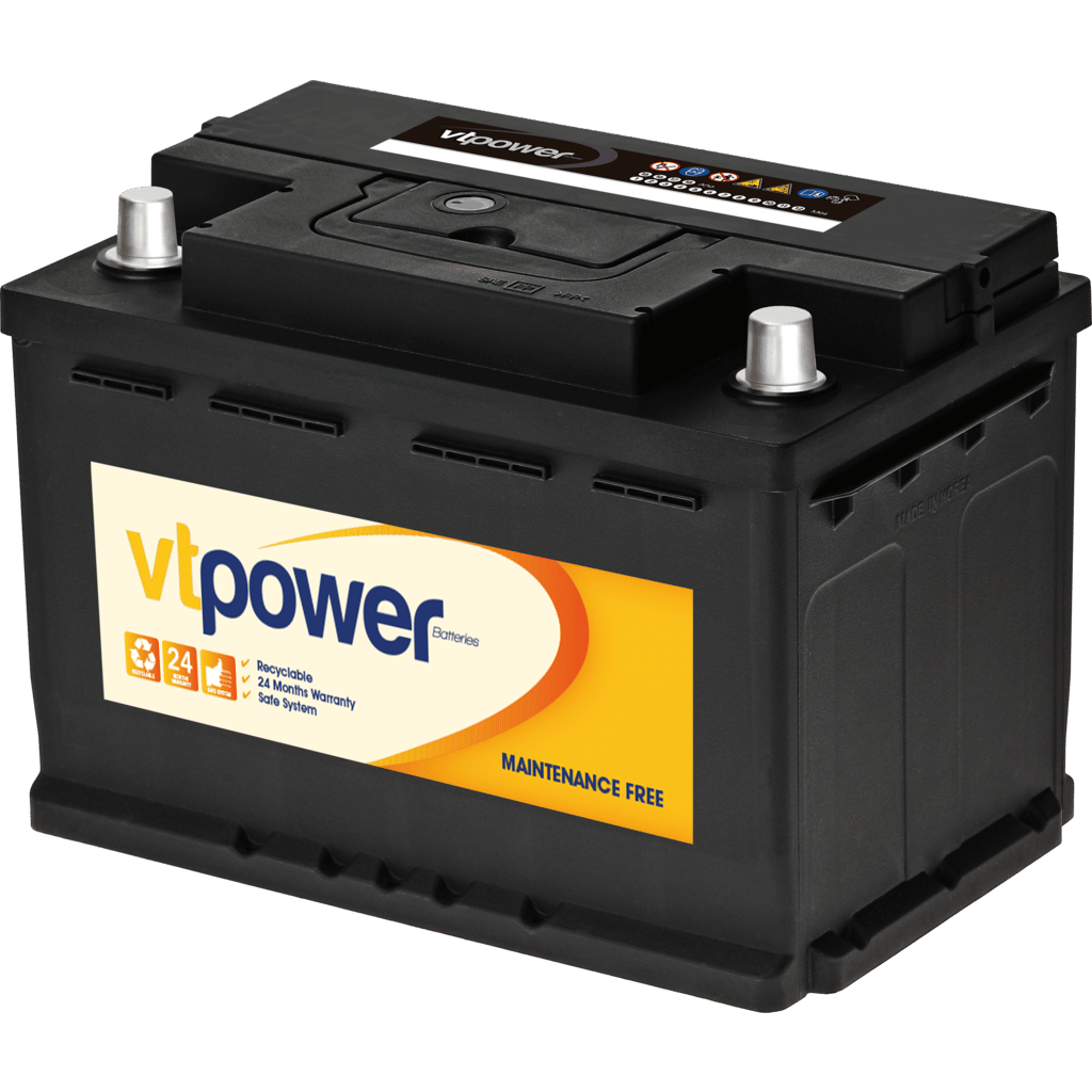 Batería Vtpower VTL374680D. 74Ah - 680A(EN) 12V. Caja L3 (277x174x189mm) -  VT BATTERIES