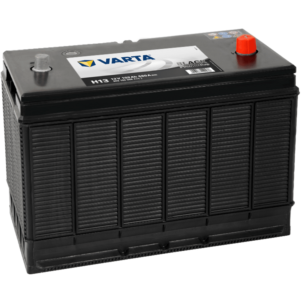 Varta Promotive Black H13 Battery. 102Ah - 680A(EN) 12V. M31 case  (330x172x240mm) - VT BATTERIES