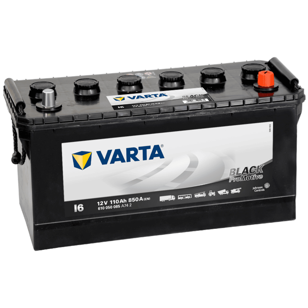 Varta Promotive Black I6 Battery. 110Ah - 850A(EN) 12V. Case D01  (413x175x220mm) - VT BATTERIES