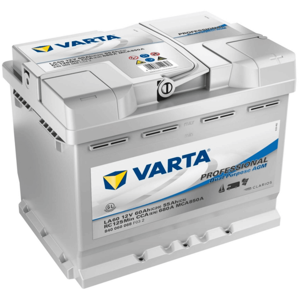 Varta Dual Purpose Agm AGM Battery. LA60. 60Ah - 680A(EN) 12V