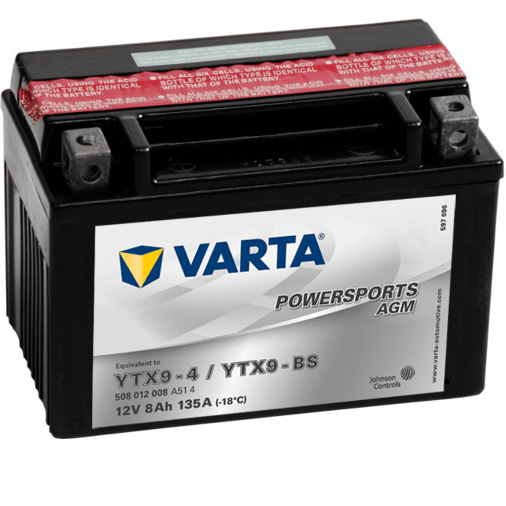 Varta Motorcycle Battery YTX9-4_YTX9-BS-VARTA. 8Ah 12V (152x88x106mm) - VT  BATTERIES