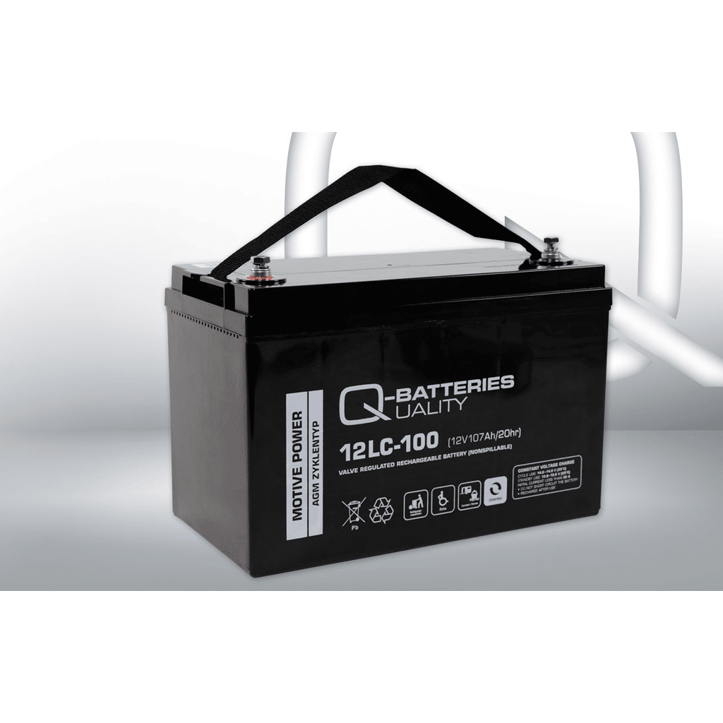 Q-battery 12SEM-60. Batería para aplicaciones cíclicas Q-battery 60Ah 12V
