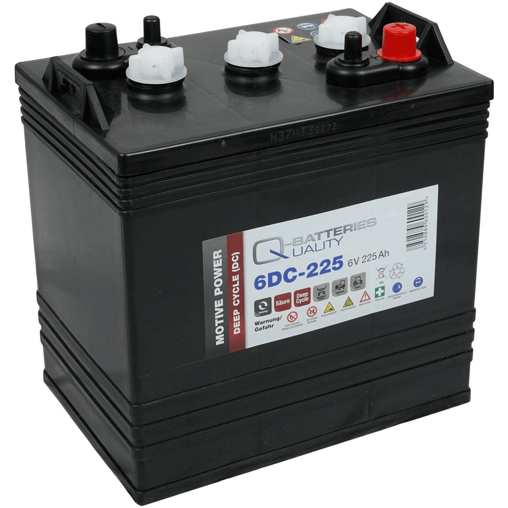 Batteries Q - Batterie à cycle profond 6DC-225. 225Ah 6V. (260x180x275mm) -  BATTERIES VT