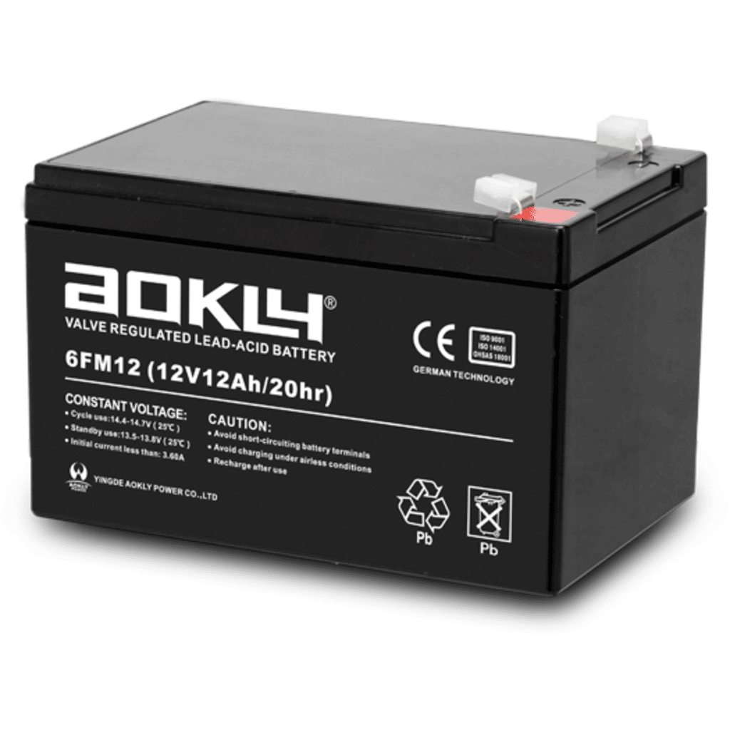 Battery Aokly Agm Vrla Battery AGM. 6FM12. 12Ah 12V. (152x100x97mm) - VT  BATTERIES