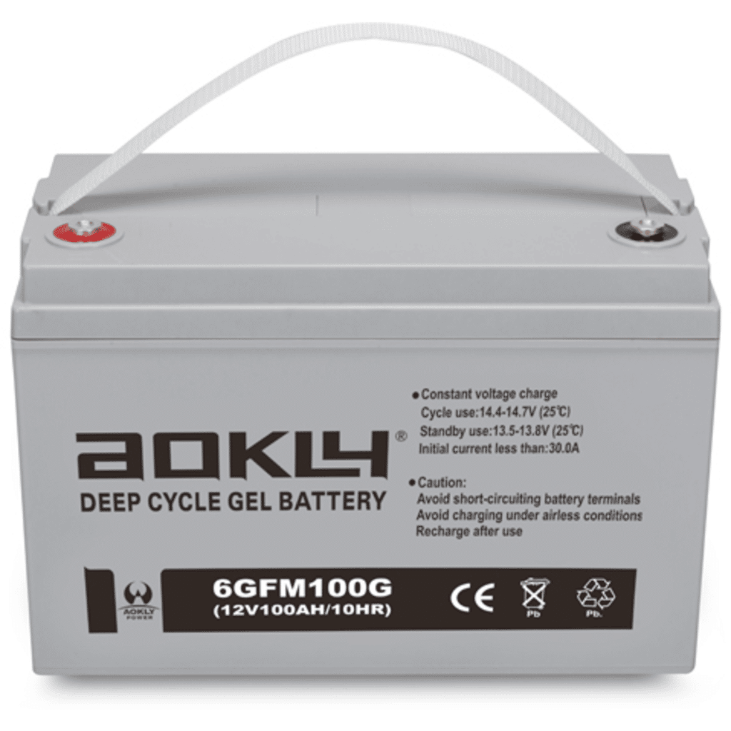 Batterie Aokly Gel Vrla GEL. 6GFM100G. 100Ah 12V. (330x172x214mm