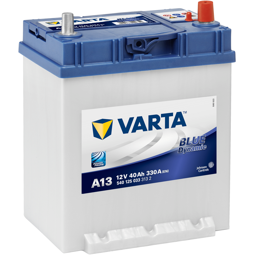 Batterie Auto Varta Blue Dynamic bornes asiatiques 12V 40Ah A13