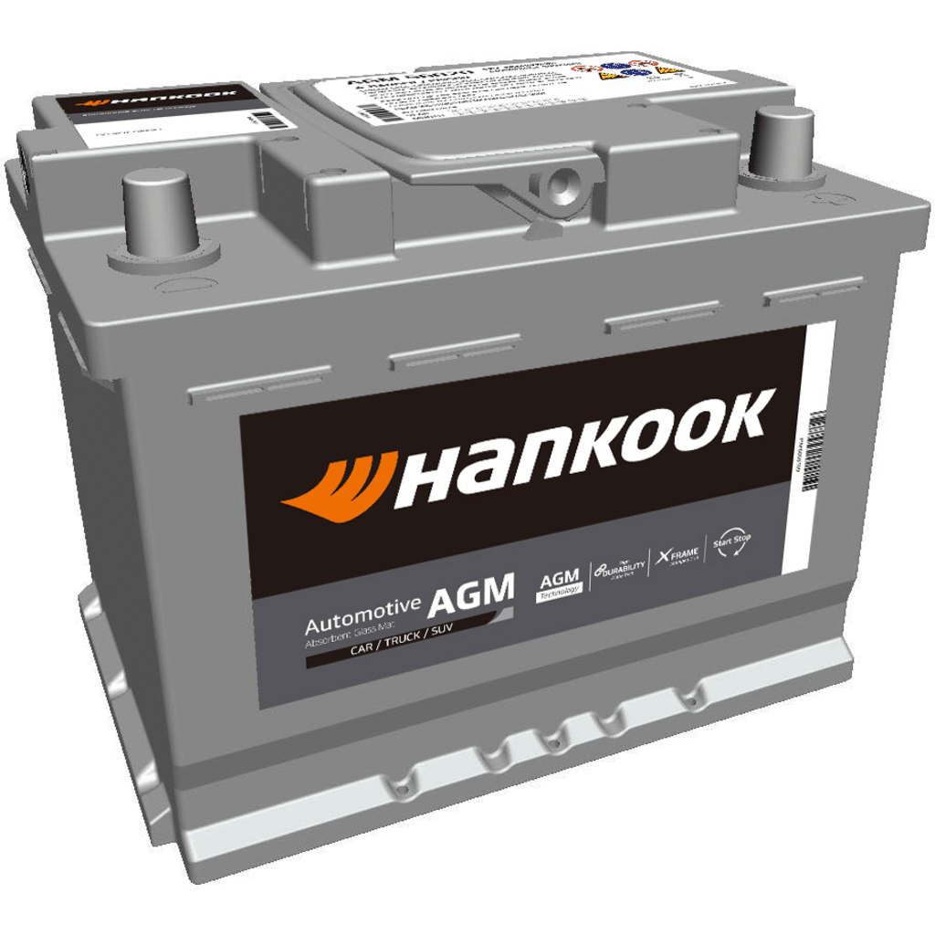 Hankook AGM56020-HK Battery. 60Ah - 680A(EN) 12V. Box L2 (241x174x190mm) -  VT BATTERIES
