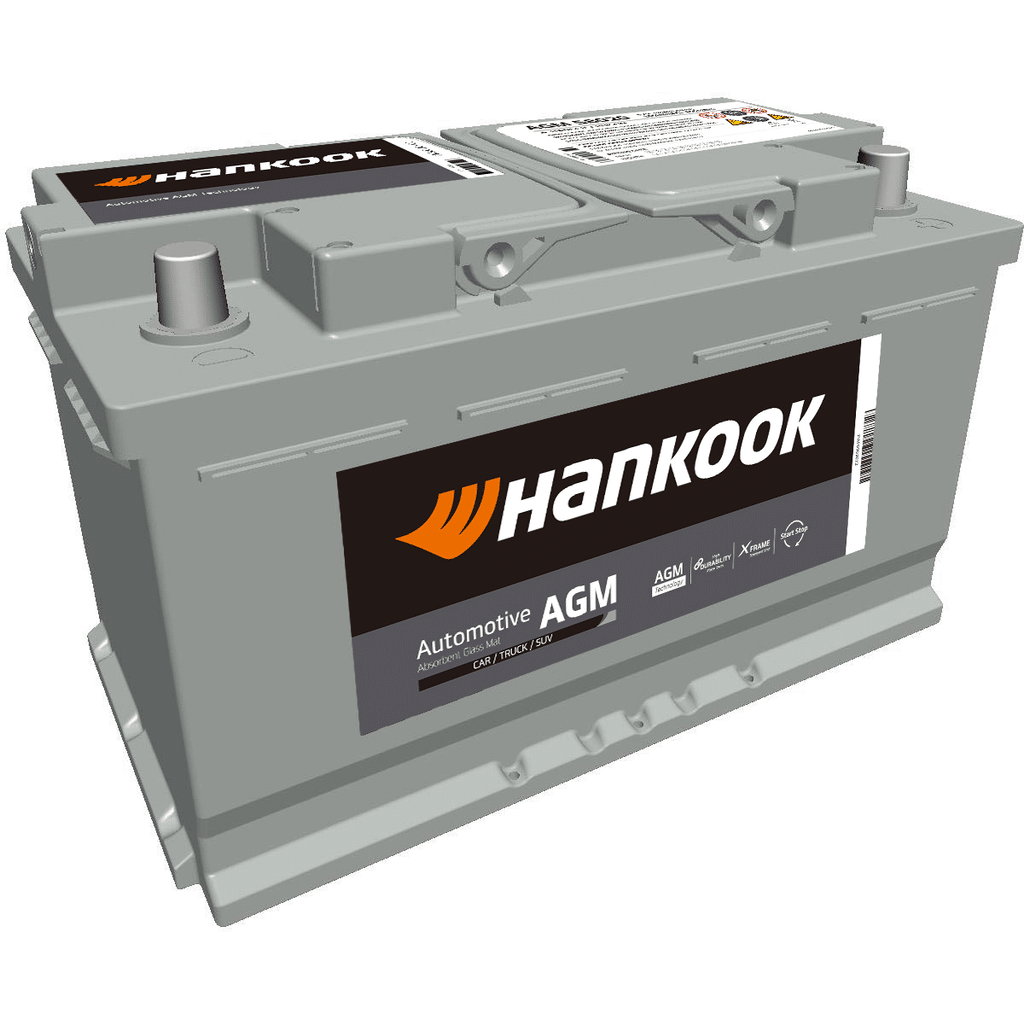 Batería Hankook AGM. AGM58020-HK. 80Ah - 800A(EN) 12V. Caja L4