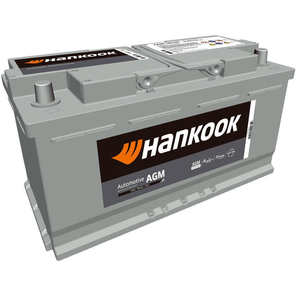 Hankook AGM Battery. AGM59520-HK. 95Ah - 850A(EN) 12V. Case L5  (352x174x190mm) - VT BATTERIES