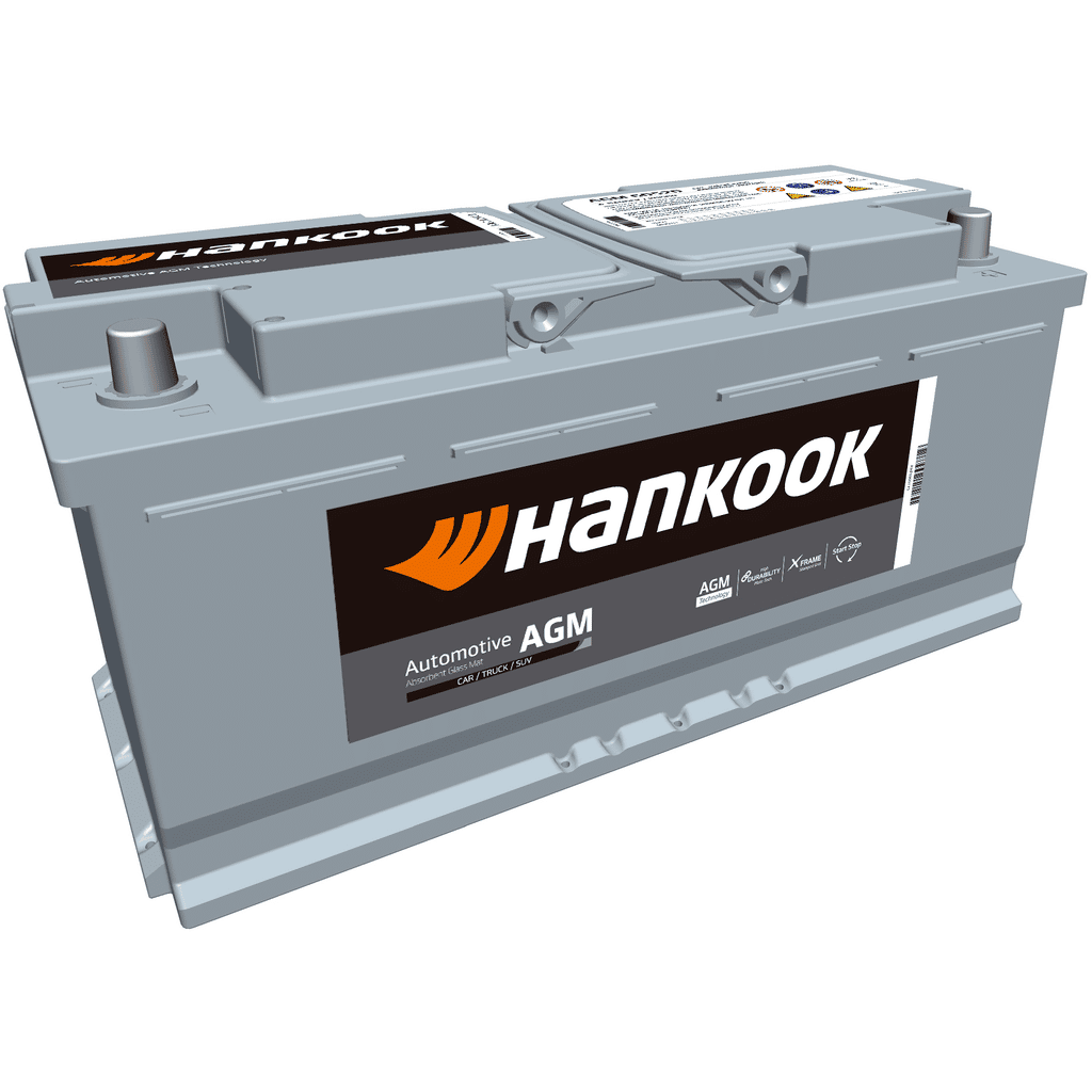 Batterie Hankook AGM56020-HK. 60Ah - 680A(EN) 12V. Boîte L2 (241x174x190mm)  - VT BATTERIES