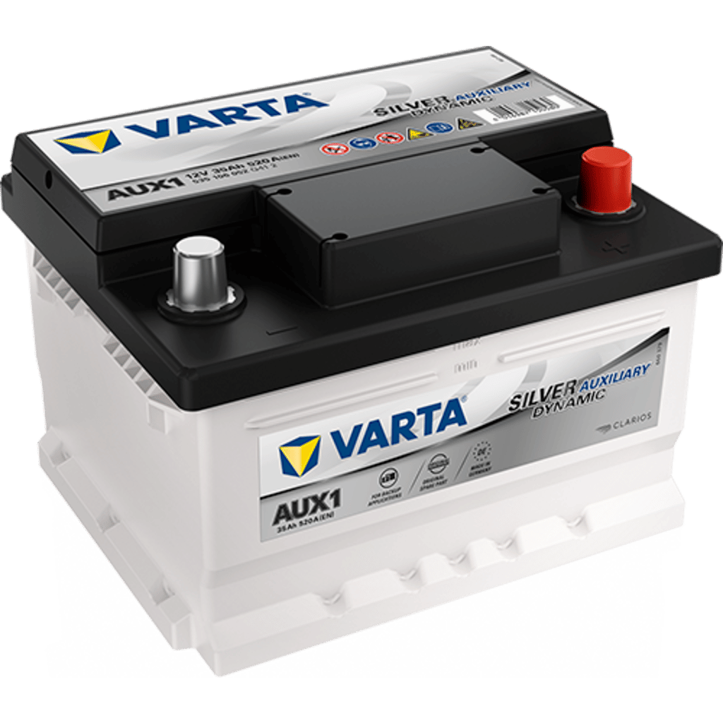 Batterie Varta Batteries auxiliaires AUX1. 35Ah - 520A(EN) 12V.  (207x175x140mm) - VT BATTERIES
