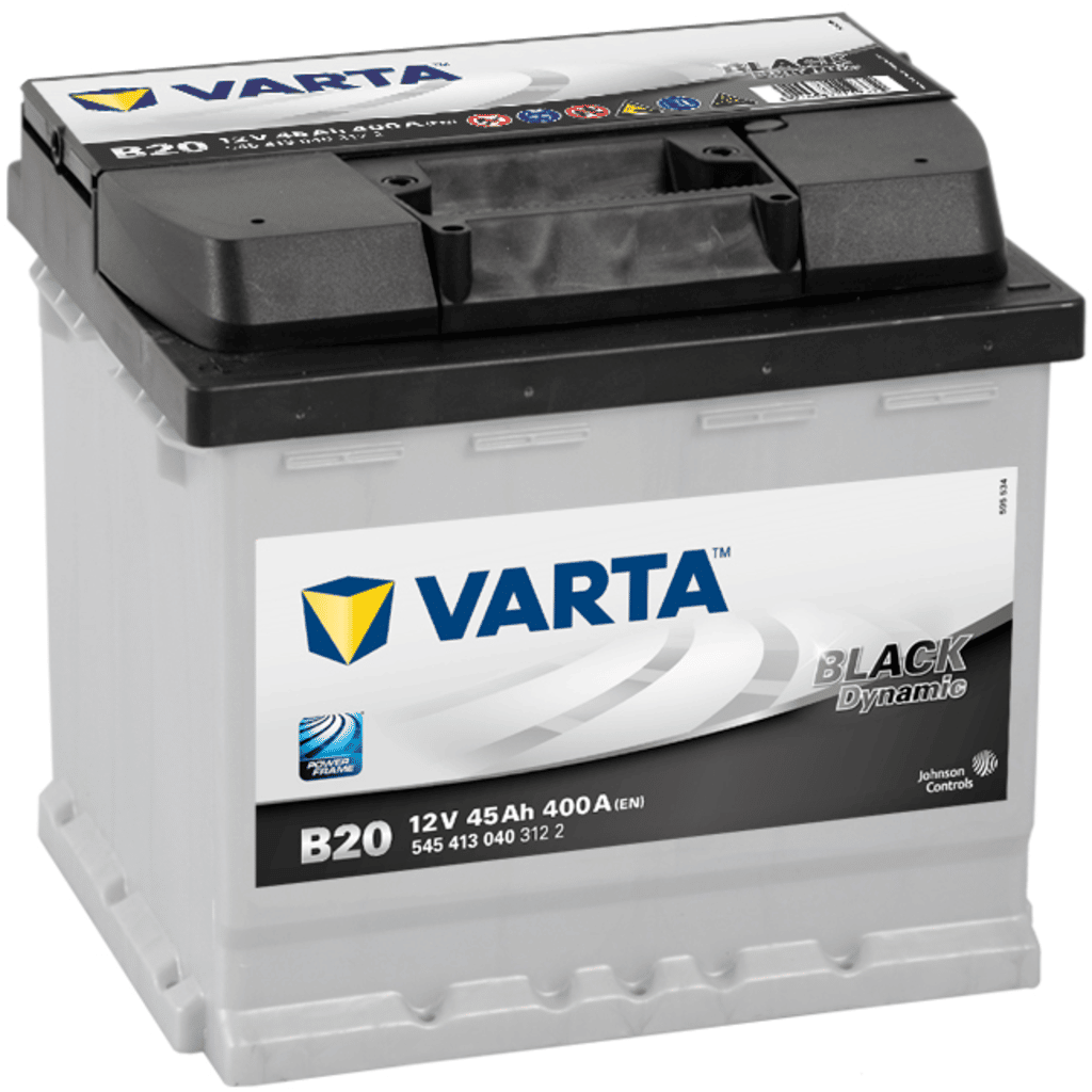  Varta Black Dynamic B19 Batterie Voitures, 12 V 45Ah 400 Amps  (En)