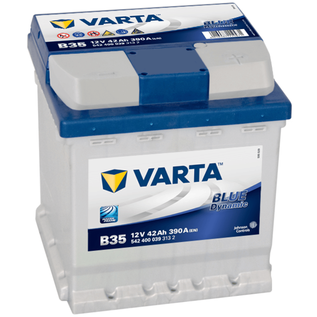 Varta Blue Dynamic B35 Battery. 42Ah - 390A(EN) 12V. Case L0  (175x175x190mm) - VT BATTERIES