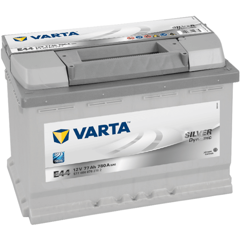 Varta Silver Dynamic E44 Battery. 77Ah - 780A(EN) 12V. Box L3