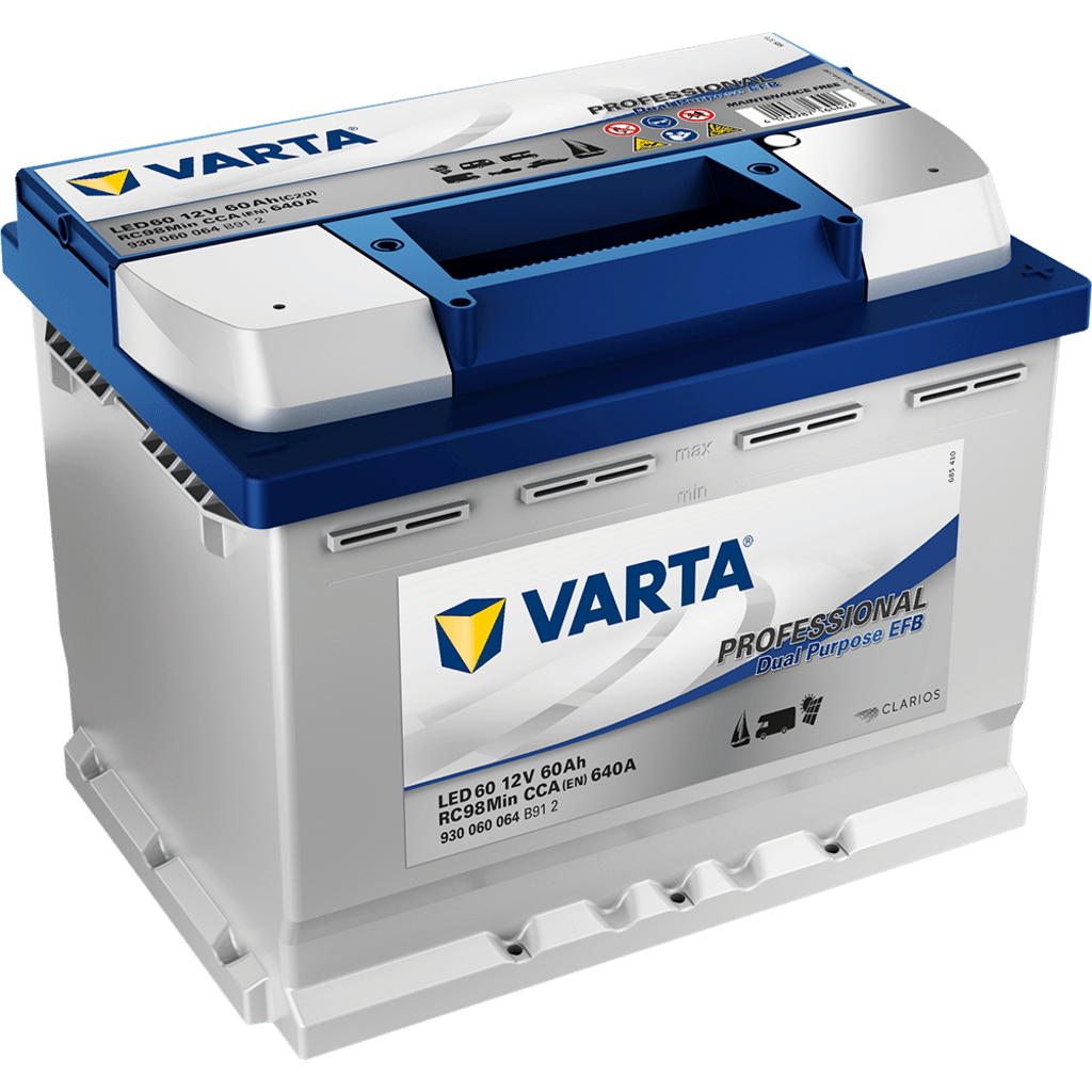 Battery Varta Dual Purpose Efb EFB. LED60. 55Ah - 640A(EN) 12V