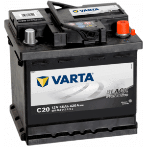 Varta Promotive Black C20 Battery. 55Ah - 420A(EN) 12V. (246x175x190mm)