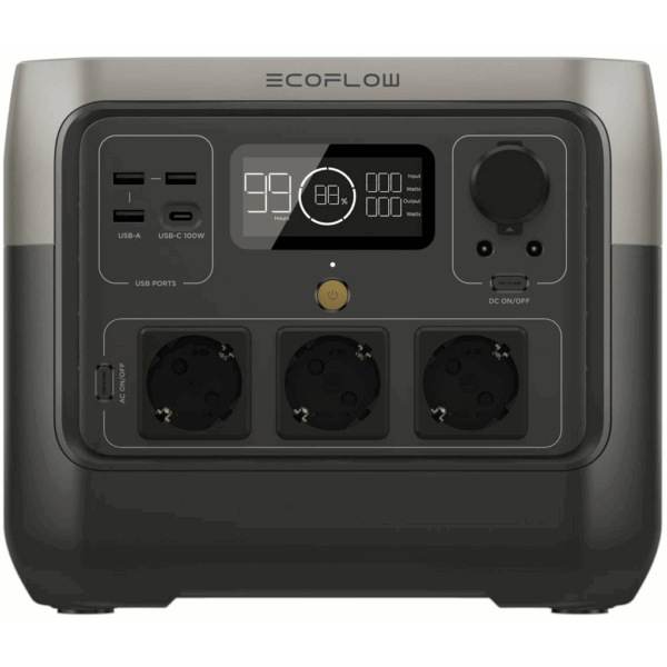 Batería Ecoflow Kits Solares ECOF-RIVER2PRO. 12V. (270x260x226mm) - Imagen 2