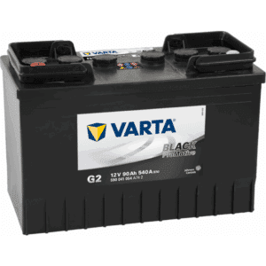 Varta Promotive Black G2 Battery. 90Ah - 540A(EN) 12V. LOT7 case (349x175x235mm)
