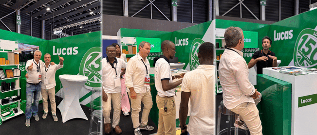 Lucas muestra su poder de marca en la feria de Abidjan y refuerza la apuesta de VTBatteries en África