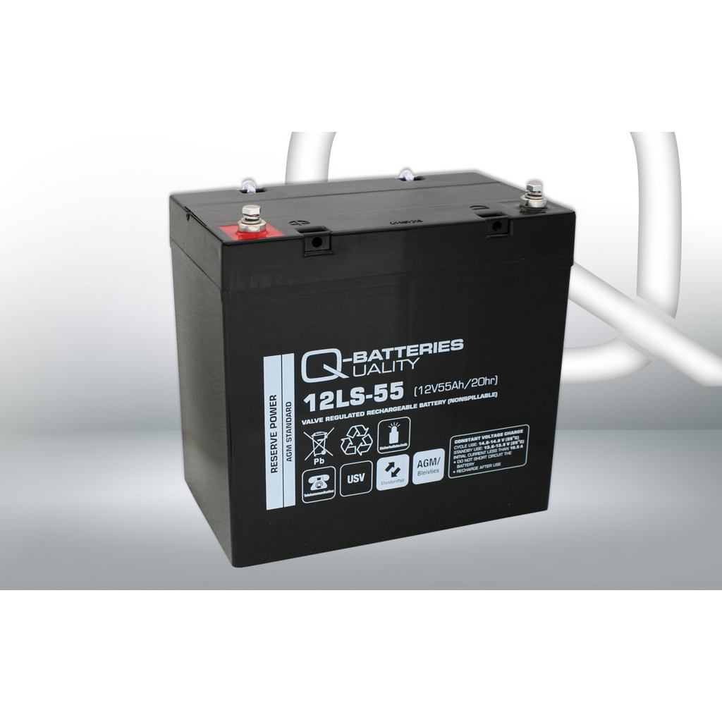 Q-Batteries Batterie Plomb 12V 4.5Ah AGM - Pour Onduleurs, Sécurité, Robots Tondeuses